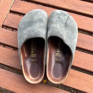 Birkenstock Clogs Blue/Gray Unisex Size 38